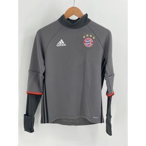 Adidas‎ Bayern Muchen Shirt Dri Fit Men's Small Long Sleeve Gray